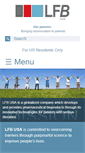 Mobile Screenshot of lfb-usa.com